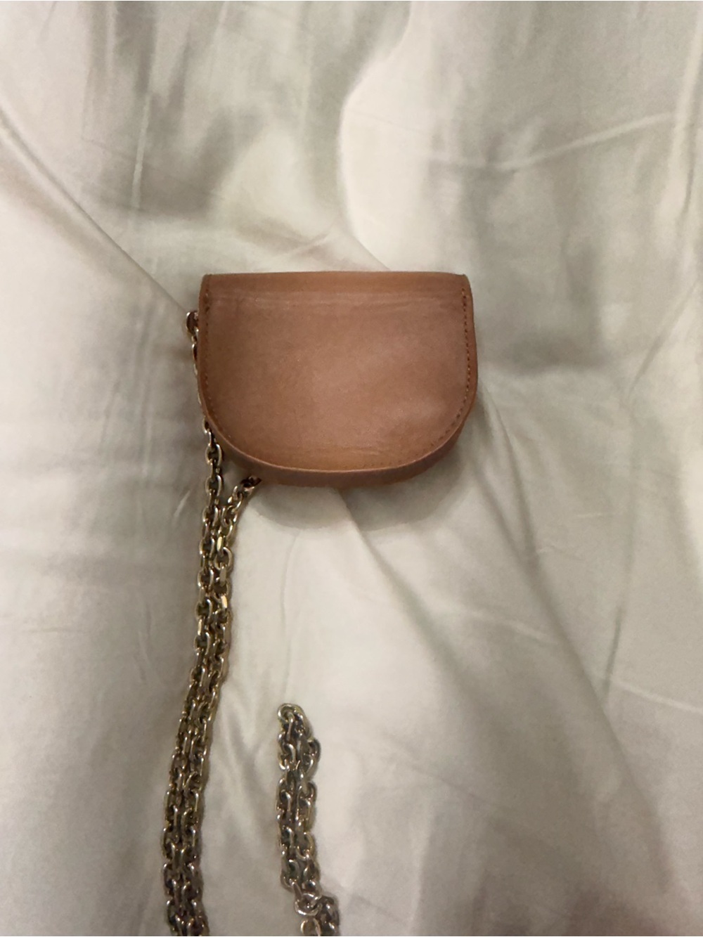Phillip lim Leather Crossbody Mini Bag in Tan with Gold Hardware - Picture 3 of 5